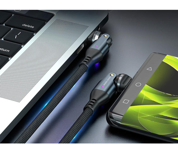 Mobile Origin 240W Rotating Cable 540° USB-C to USB-C 1m CB12 - 1537885 - zdjęcie 4